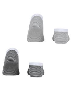 Rückansicht von ESPRIT Allover Stripe   2-Pack Freizeitsocken Damen sortiment (0010)