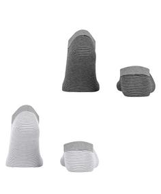 Rückansicht von ESPRIT Allover Stripe   2-Pack Freizeitsocken Herren sortiment (0020)