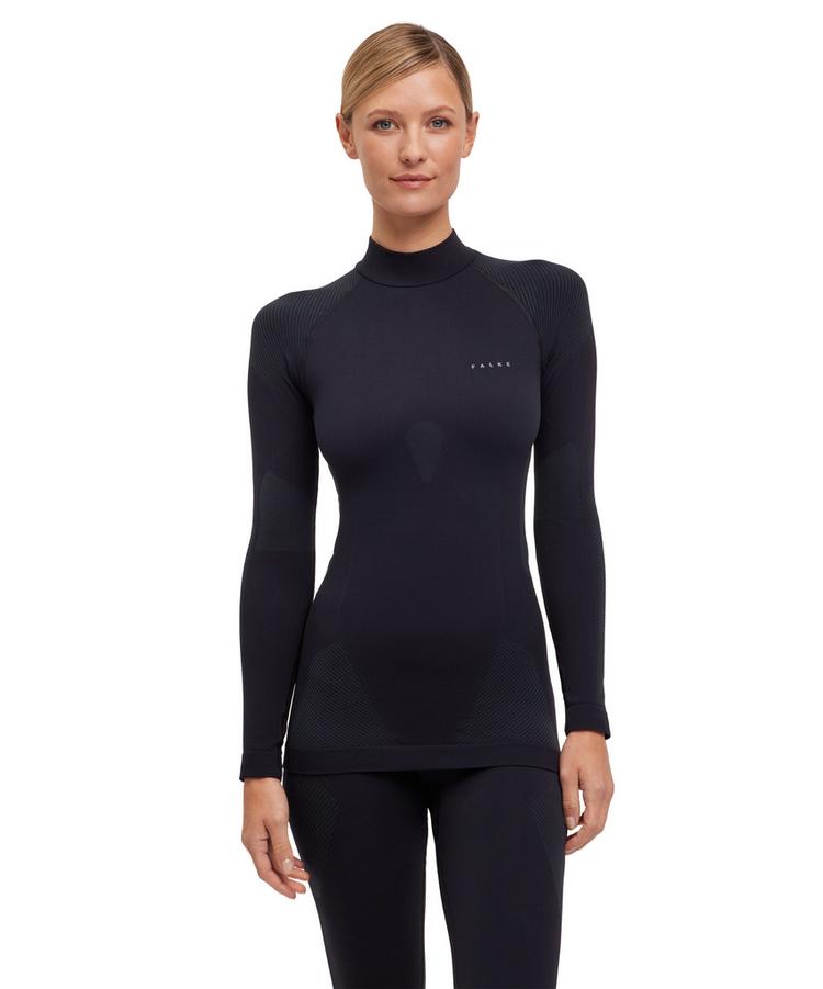 Falke Falke W Longsleeved Shirt Turtleneck w Funktionsshirt Damen - black (3000) - 0 | SportScheck