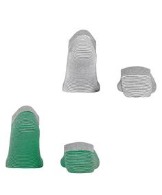 Rückansicht von ESPRIT Allover Stripe   2-Pack Freizeitsocken Herren sortiment (0150)