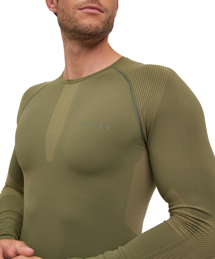 Falke Falke W Longsleeved Shirt m Funktionsshirt Herren - herb (7754) - 3 | SportScheck