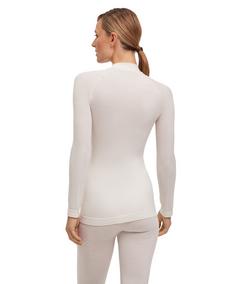 Rückansicht von Falke Langarmshirt Langarmshirt Damen off-white (2040)