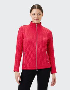 Rückansicht von JOY sportswear SONJA Trainingsjacke Damen vivid crimson