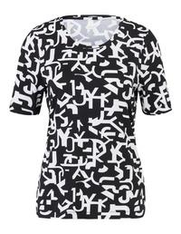 JOY sportswear LOTTA T-Shirt Damen - black/white print