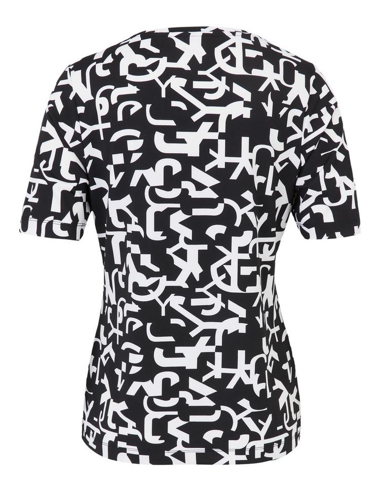 JOY sportswear JOY sportswear LOTTA T-Shirt Damen - black/white print - 1 | SportScheck