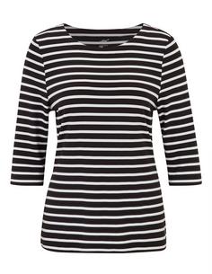 JOY sportswear CARINA T-Shirt Damen white/black stripes