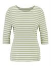 JOY sportswear CARINA T-Shirt Damen - salbei stripes
