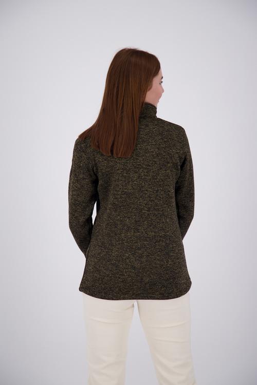 Rückansicht von DEPROC active ELKFORD WOMEN Strickfleece Damen cappucino