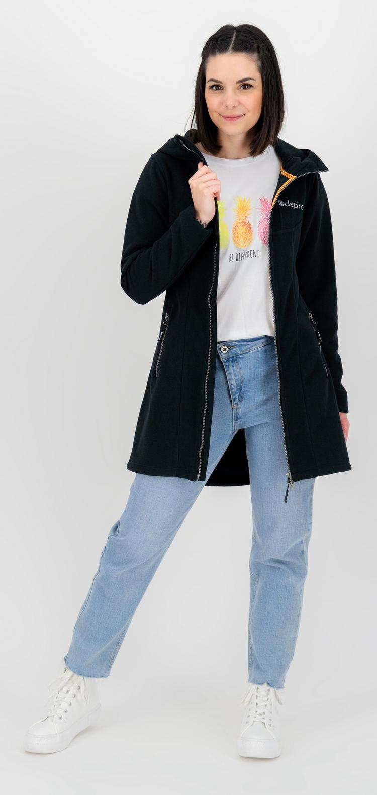 DEPROC active DEPROC active GLORY APRIL Strickfleece Damen - grau - 3 | SportScheck