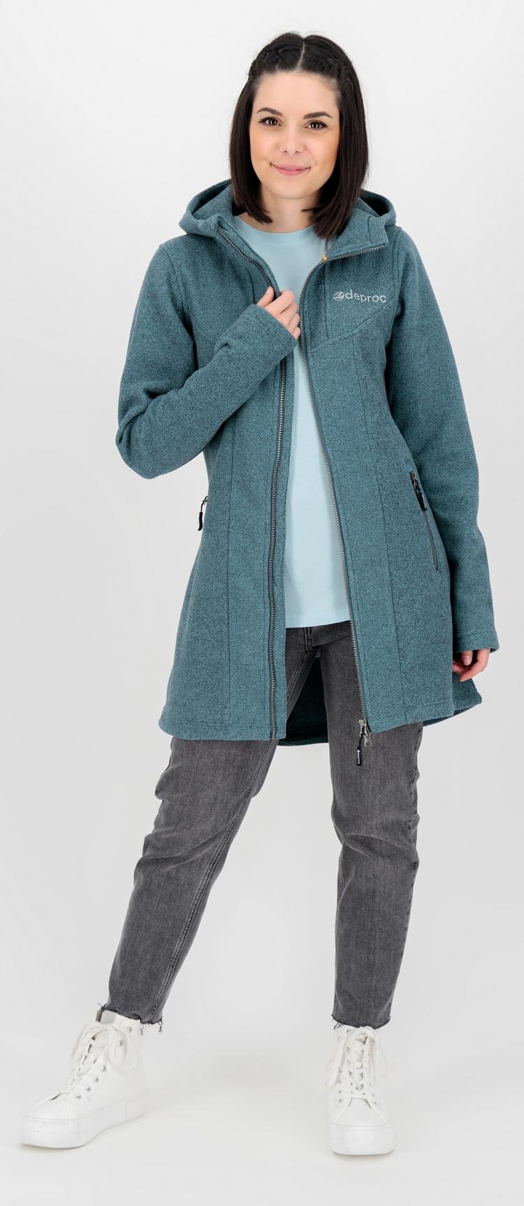 DEPROC active DEPROC active GLORY APRIL Strickfleece Damen - blau - 1 | SportScheck