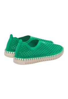 Rückansicht von Ilse Jacobsen TULIP3275 Sneaker Damen Fern Green