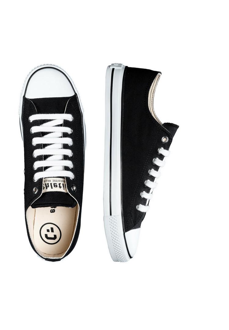 ethletic ethletic Trainer White Cap Lo Cut Sneaker - jet black - just white - 0 | SportScheck