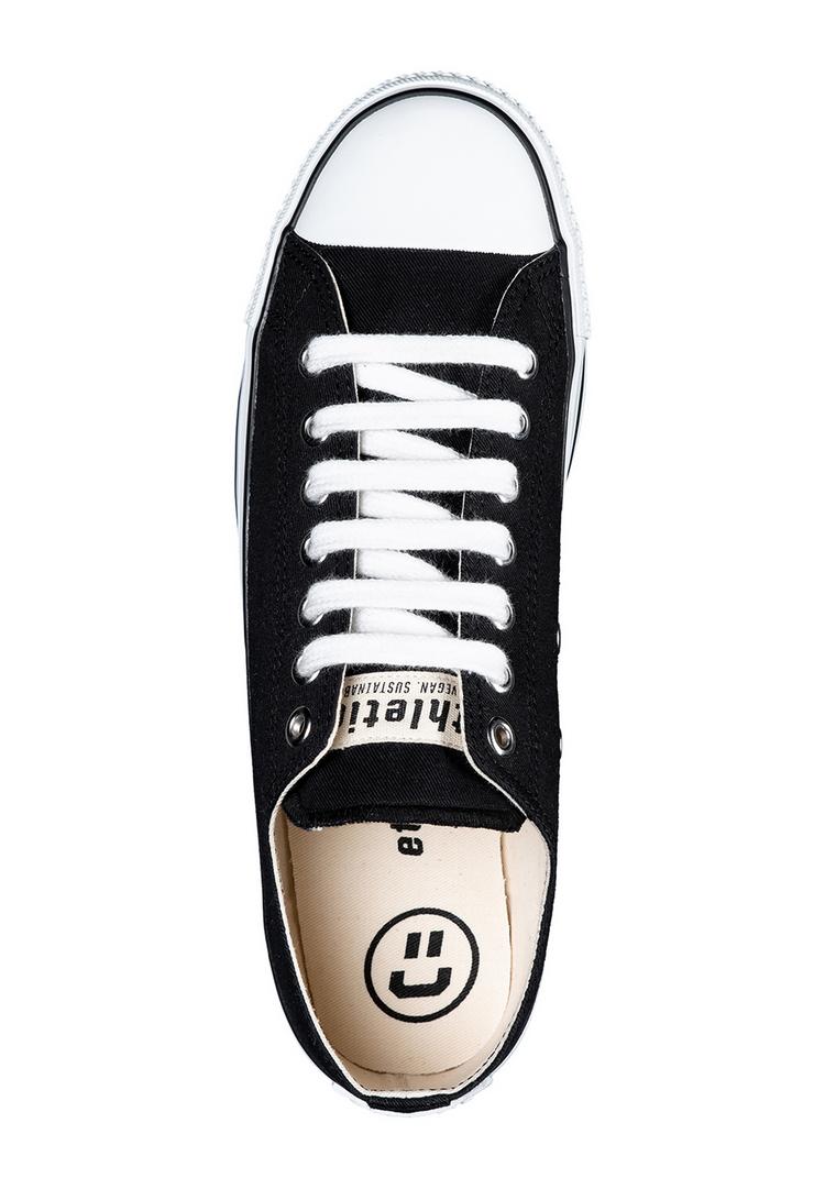 ethletic ethletic Trainer White Cap Lo Cut Sneaker - jet black - just white - 3 | SportScheck