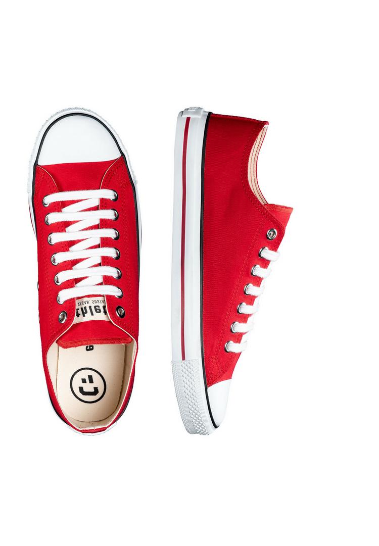 ethletic ethletic Trainer White Cap Lo Cut Sneaker - cranberry red just white - 0 | SportScheck