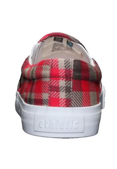 Rückansicht von ethletic Fair Deck Collection Sneaker tartan rough rug