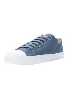 ethletic Fair Trainer White Cap Lo Cut Sneaker workers blue just white