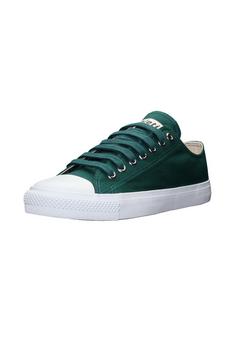 ethletic Fair Trainer White Cap Lo Cut Sneaker emerald velvet just white