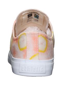 Rückansicht von ethletic Trainer White Cap Lo Cut Sneaker banana shake just white