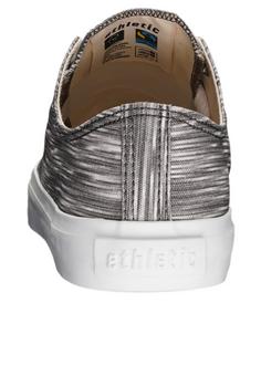 Rückansicht von ethletic Fair Trainer White Cap Lo Cut Sneaker grey melange just white