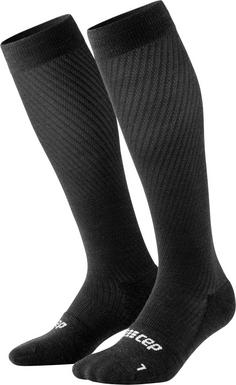 CEP KNEE HIGH FLIGHT KOMPRESSION Laufsocken Damen light grey