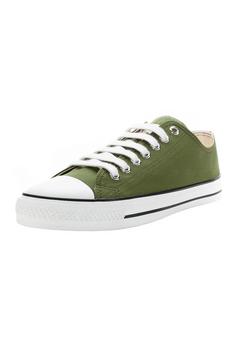 ethletic Fair Trainer White Cap Lo Cut Sneaker camping green just white