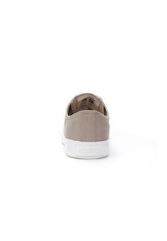 Rückansicht von ethletic Fair Trainer White Cap Lo Cut Sneaker frozen olive just white