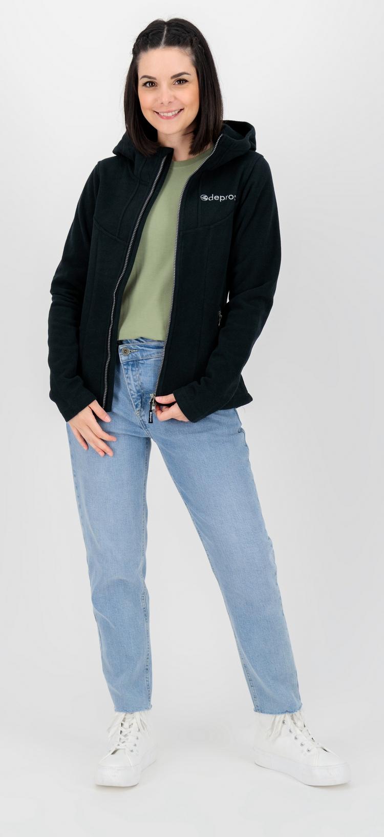 DEPROC active DEPROC active GLORY MAY Strickfleece Damen - anthrazit - 3 | SportScheck