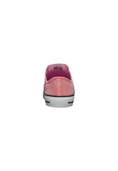 Rückansicht von ethletic Fair Trainer White Cap Lo Cut Sneaker Strawberry Pink P | Just White