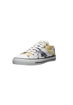 ethletic Fair Trainer White Cap Lo Cut Sneaker Camou Yellow-Just White