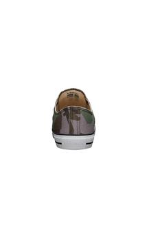 Rückansicht von ethletic Fair Trainer White Cap Lo Cut Sneaker Camou Green-Just White