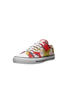 ethletic Fair Trainer White Cap Lo Cut Sneaker Camou Red-Just White