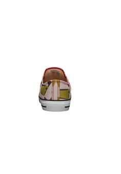 Rückansicht von ethletic Fair Trainer White Cap Lo Cut Sneaker Camou Red-Just White