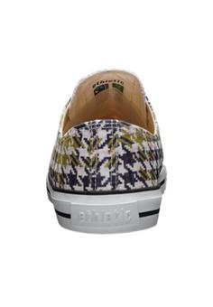 Rückansicht von ethletic Fair Trainer White Cap Lo Cut Sneaker TweedGreen-Just White