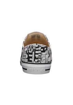 Rückansicht von ethletic Fair Trainer White Cap Lo Cut Sneaker Letters White | Just White