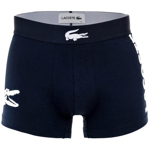 Rückansicht von Lacoste Boxershort Hipster Herren Blau/Grau/Schwarz