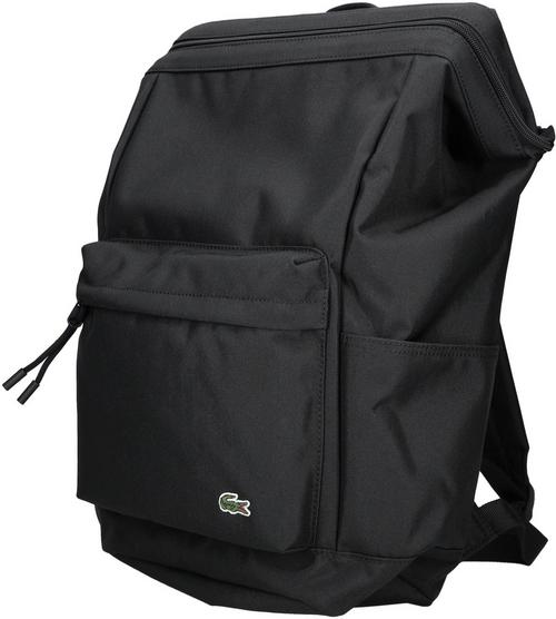 Rückansicht von Lacoste Rucksack Taschen Daypack Schwarz