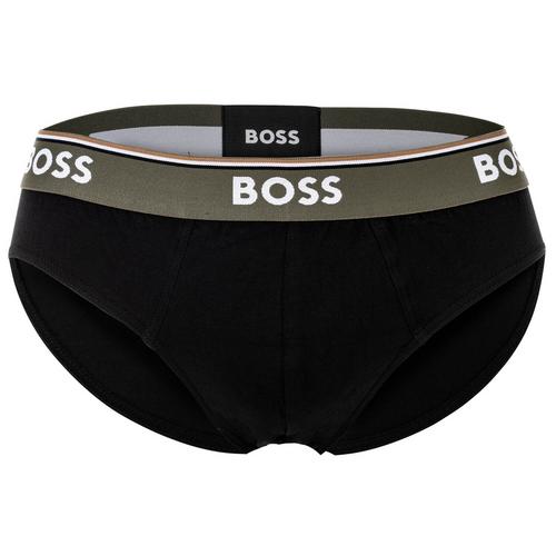 Rückansicht von Boss Slip Slip Herren Schwarz (960)