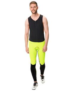 Rückansicht von VAUDE Men's Posta Warm Bib Tights Funktionshose Herren neon yellow