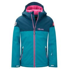 Trollkids Hallingdal Winterjacke Kinder Dunkeltürkis/Madeira blau/Hellmagenta