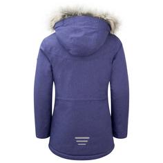 Rückansicht von Trollkids Oslo XT Winterjacke Kinder Dunkelviolett/Dämmerung Rosa