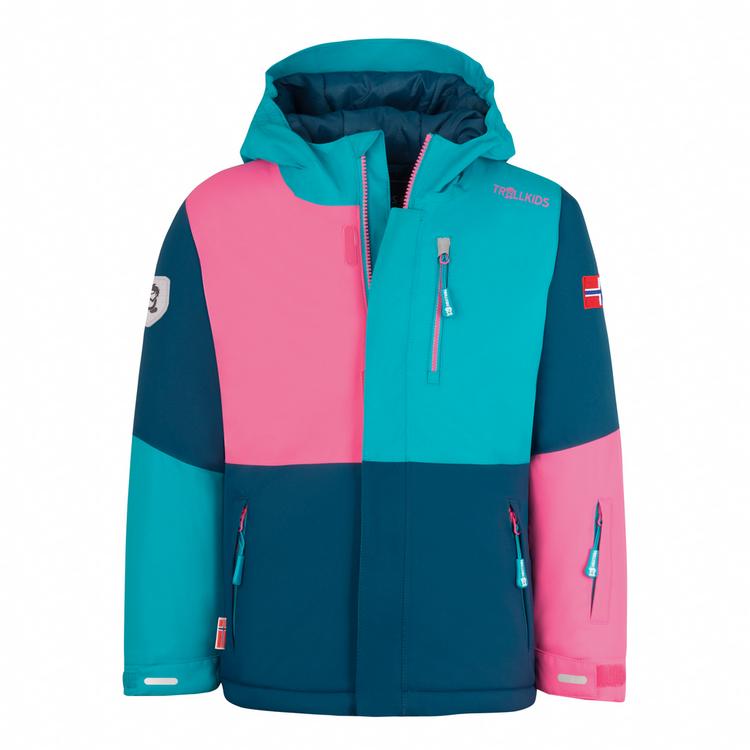 Trollkids Trollkids Hallingdal Winterjacke Kinder - Dunkelt&uuml;rkis/Madeira blau/Hellmagenta - 0 | SportScheck