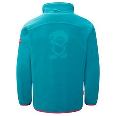 Rückansicht von Trollkids Oppdal XT Fleecejacke Kinder Dunkeltürkis/Helle Beere
