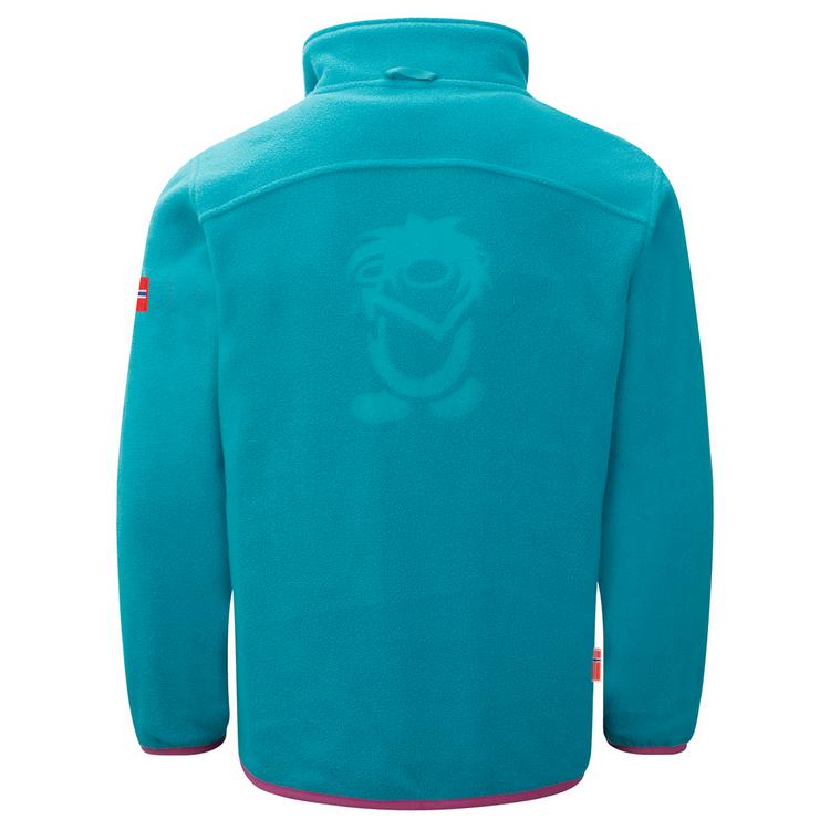 Trollkids Trollkids Oppdal XT Fleecejacke M&auml;dchen - Dunkelt&uuml;rkis/Helle Beere - 0 | SportScheck