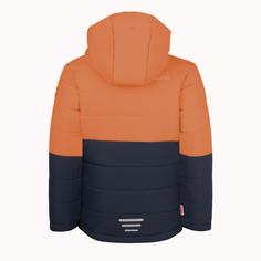 Rückansicht von Trollkids Hemsedal XT Winterjacke Kinder Mitternachtsblau/Zimt