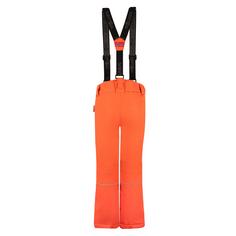 Rückansicht von Trollkids Holmenkollen Slim Fit Skihose Kinder Tieforange