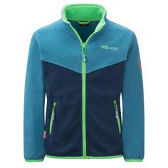 Trollkids Oppdal XT Fleecejacke Kinder Frischgrün/Mystik Blau/Dunkel Marine