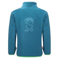 Rückansicht von Trollkids Oppdal XT Fleecejacke Kinder Frischgrün/Mystik Blau/Dunkel Marine