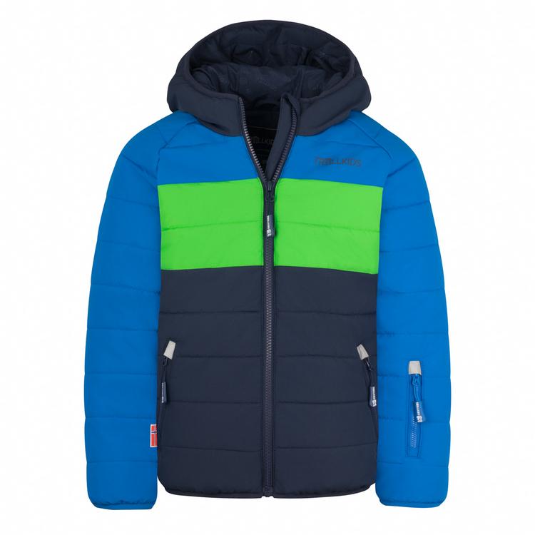 Trollkids Trollkids Hafjell PRO Winterjacke Kinder - Marineblau/Mittelblau/Gr&uuml;n - 0 | SportScheck
