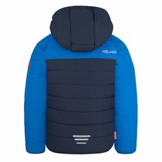 Rückansicht von Trollkids Hafjell PRO Winterjacke Kinder Marineblau/Mittelblau/Grün