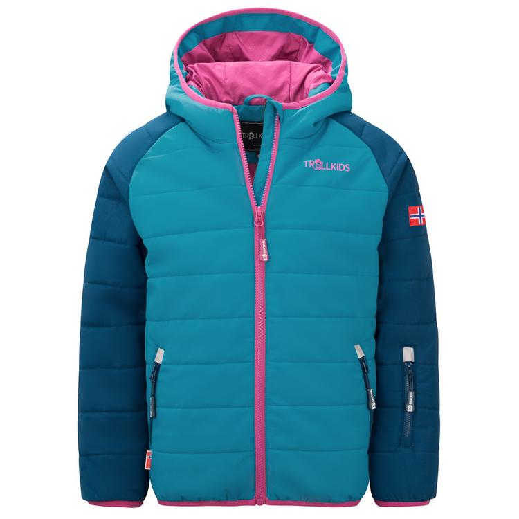 Trollkids Trollkids Hafjell PRO Winterjacke Kinder - Dunkelt&uuml;rkis/Madeirablau/Helle Beere - 0 | SportScheck